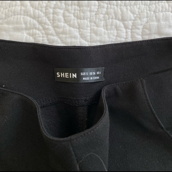 black cut out pants - Picture 3 of 4